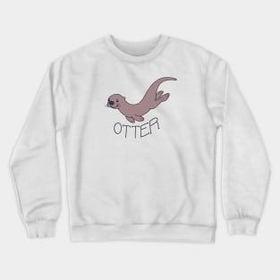 Cute River Otter Crewneck Sweatshirt